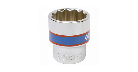 Головка торцевая стандартная двенадцатигранная 3/8", 19 мм KING TONY 333019M