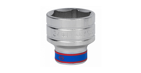 Головка торцевая стандартная шестигранная 1/2", 34 мм KING TONY 433534M