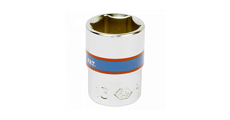Головка торцевая стандартная шестигранная 1/4", 13 мм KING TONY 233513M