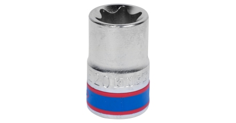Головка торцевая TORX Е-стандарт 1/2", E20, L = 39 мм KING TONY 437520M