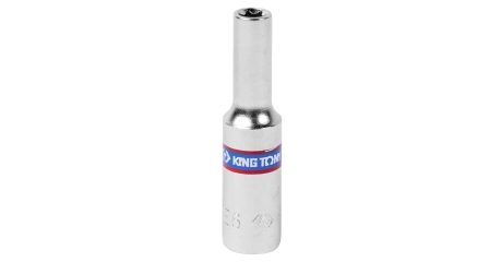 Головка торцевая TORX Е-стандарт 1/4", E6, L = 50 мм KING TONY 227506M