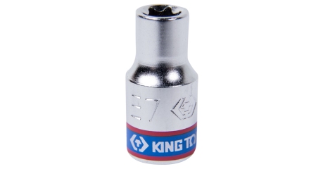 Головка торцевая TORX Е-стандарт 1/4", E7, L = 24 мм KING TONY 237507M