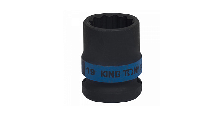 Головка торцевая ударная двенадцатигранная 1/2", 19 мм KING TONY 453019M
