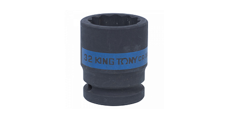 Головка торцевая ударная двенадцатигранная 3/4", 32 мм KING TONY 653032M