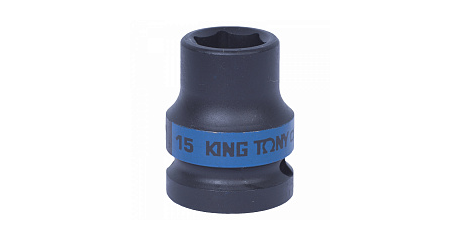 Головка торцевая ударная шестигранная 1/2", 15 мм KING TONY 453515M