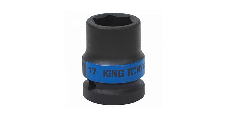 Головка торцевая ударная шестигранная 1/2", 17 мм KING TONY 453517M