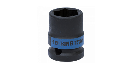 Головка торцевая ударная шестигранная 1/2", 19 мм KING TONY 453519M