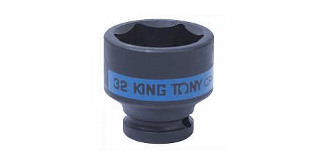 Головка торцевая ударная шестигранная 1/2", 32 мм KING TONY 453532M