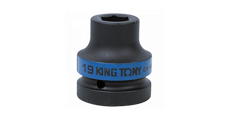 Головка торцевая ударная шестигранная 1", 19 мм KING TONY 853519M
