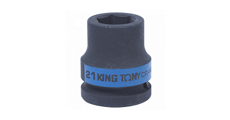 Головка торцевая ударная шестигранная 3/4", 21 мм KING TONY 653521M