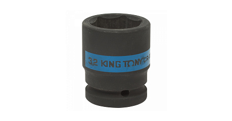 Головка торцевая ударная шестигранная 3/4", 32 мм KING TONY 653532M