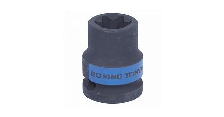 Головка торцевая ударная TORX Е-стандарт 1/2", E20, L = 38 мм KING TONY 457520M