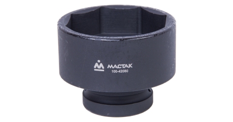 Головка торцевая восьмигранная для гаек ступицы SCANIA 1" 80 мм МАСТАК 100-42080