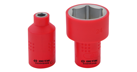 Головка торцевая диэлектрическая KING TONY 3335VE**M шестигранная 3/8