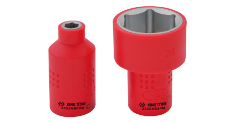 Головка торцевая диэлектрическая KING TONY 3335VE**M шестигранная 3/8"
