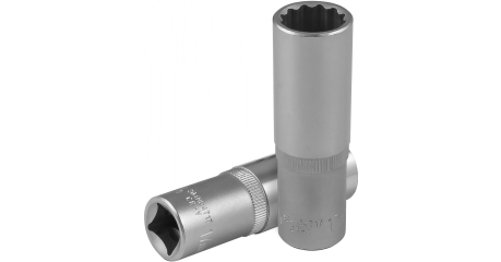 Головка торцевая глубокая 12-гранная 1/2"DR 17 мм JONNESWAY S04HD4717