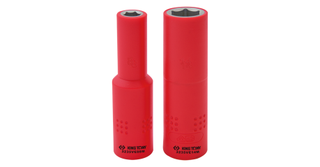 Головка торцевая глубокая диэлектрическая KING TONY 3235VE шестигранная 3/8"""""