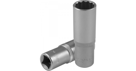 Головка торцевая глубокая S04HD4719, 12-гранная, 1/2"DR, 19 мм