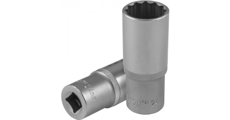 Головка торцевая глубокая S04HD4724, 12-гранная, 1/2"DR, 24 мм
