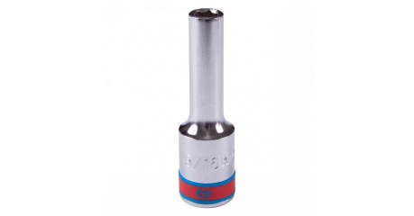 Головка торцевая глубокая шестигранная KING TONY 423510S, 1/2", 5/16", дюймовая