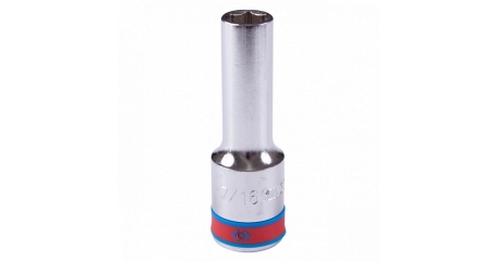 Головка торцевая глубокая шестигранная KING TONY 423514S, 1/2