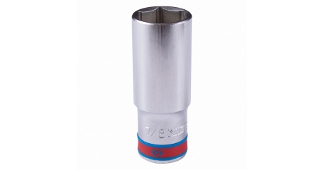 Головка торцевая глубокая шестигранная KING TONY 423528S 1/2