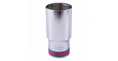 Головка торцевая глубокая шестигранная KING TONY 423536S, 1/2", 1-1/8", дюймовая