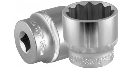 Головка торцевая S04H4936 12-гранная 1/2"DR, 36 мм