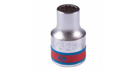 Головка торцевая стандартная двенадцатигранная KING TONY 433013S, 1/2