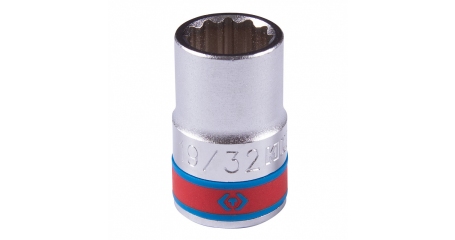 Головка торцевая стандартная двенадцатигранная KING TONY 433019S, 1/2