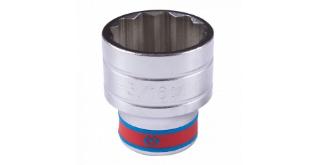 Головка торцевая стандартная двенадцатигранная KING TONY 433038S, 1/2", 1-3/16", дюймовая