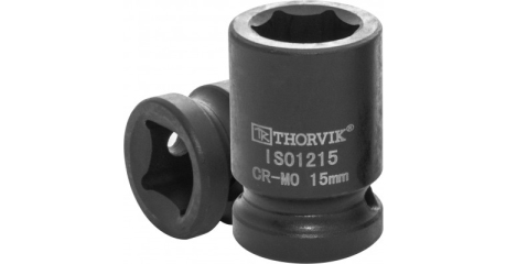 Головка торцевая ударная 1/2"DR 15 мм Thorvik IS01215