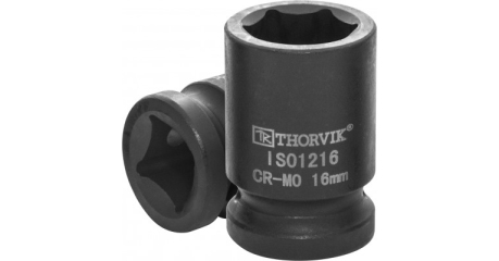Головка торцевая ударная 1/2"DR 16 мм Thorvik IS01216
