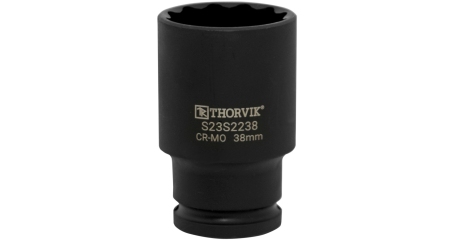 Головка торцевая ударная глубокая 12-гранная Thorvik S23S2224 (1/2