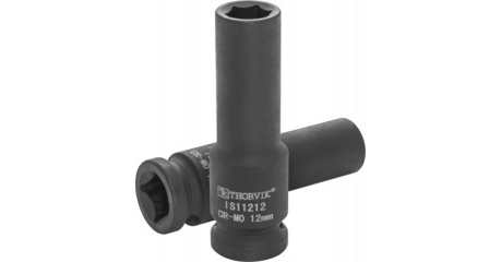 Головка торцевая ударная глубокая 1/2"DR, 12 мм Thorvik IS11212