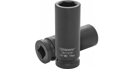 Головка торцевая ударная глубокая 1/2"DR, 19 мм Thorvik IS11219