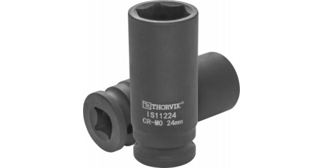 Головка торцевая ударная глубокая 1/2"DR, 24 мм Thorvik IS11224
