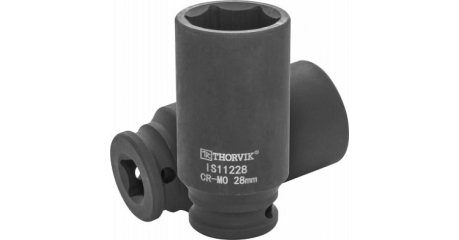 Головка торцевая ударная глубокая 1/2"DR, 28 мм Thorvik IS11228