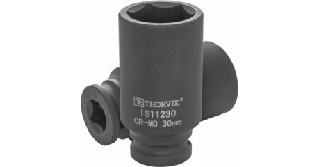 Головка торцевая ударная глубокая 1/2"DR, 30 мм Thorvik IS11230