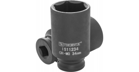Головка торцевая ударная глубокая 1/2"DR, 34 мм Thorvik IS11234