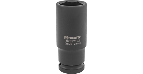 Головка торцевая ударная глубокая Thorvik S23S2123 (1/2"DR, 23 мм)