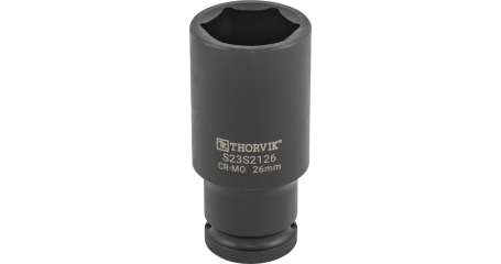 Головка торцевая ударная глубокая Thorvik S23S2126 (1/2