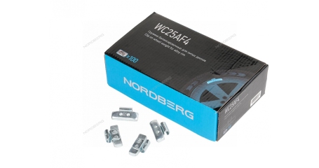 Грузики балансировочные для литых дисков NORDBERG WC25AF4 (Fe 25 г, 100 шт.)