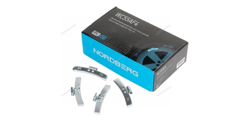 Грузики балансировочные для литых дисков NORDBERG WC55AF4 (Fe 55 г, 50 шт.)
