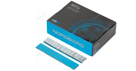 Грузики самоклеящиеся (12х5 г, L=14 см) Fe квадратные 50 лент NORDBERG W5FS4