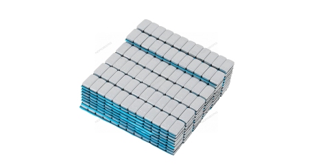 Грузики самоклеящиеся закругленные NORDBERG W5FR3G (12х5 г, Fe, L=14 см, серые, 50 лент)