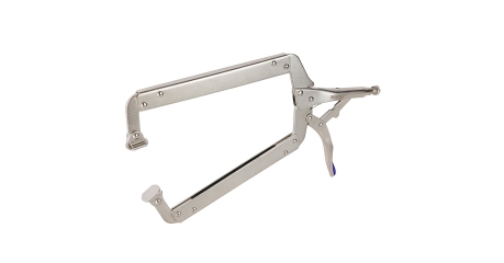 Клещи фиксирующие С-образные с поворотным зажимом 280мм CR-V проф WP231067 WORKPRO