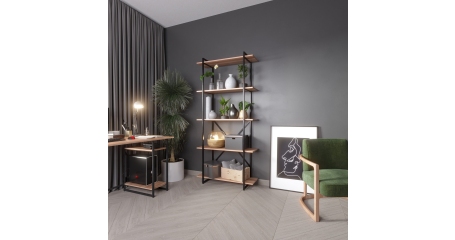 Стеллаж лофт GUTTA (196х92х34 см)