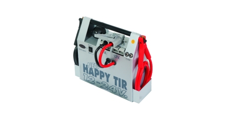 HAPPY TIR NEW - портативный бустер, пусковой ток 4000 А, 12-24 B, 2х22 А*ч., с заряд. ус-вом