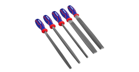 Напильники 200мм 5шт набор WP201701 WORKPRO